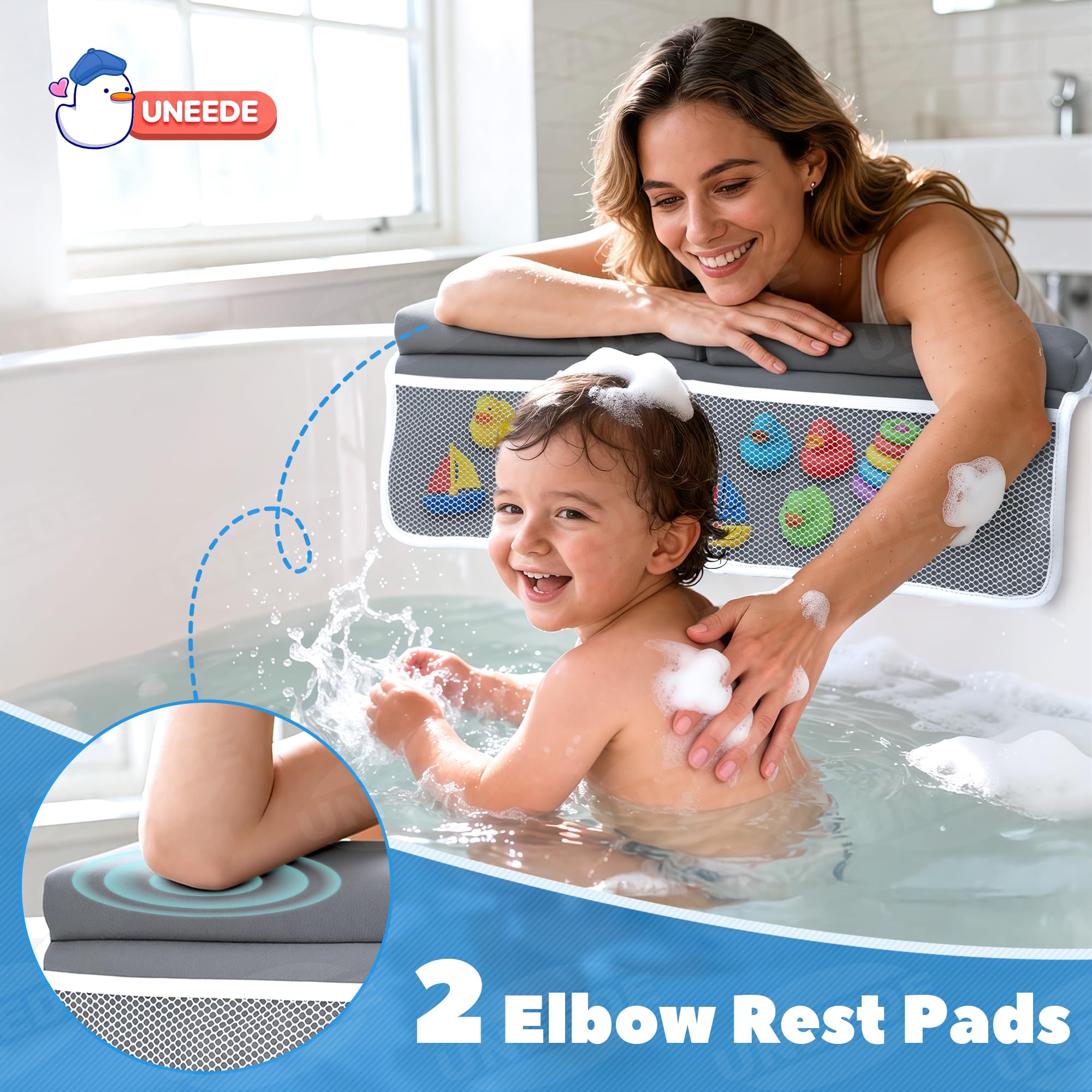 Baby Bath Kneeler - Comfortable & Safe -3