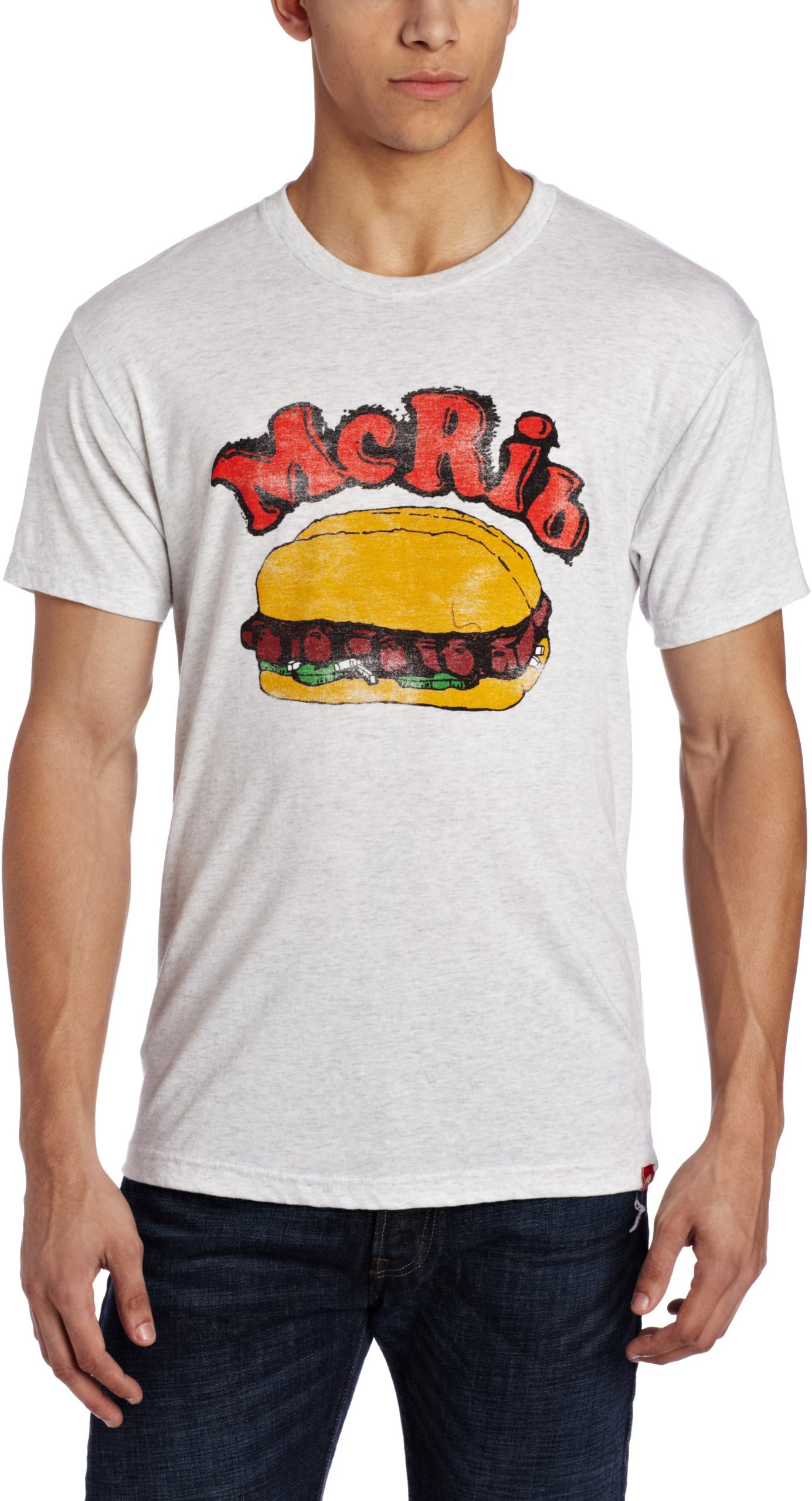 Sportiqe Men's Mcdonald Mcrib T-Shirt