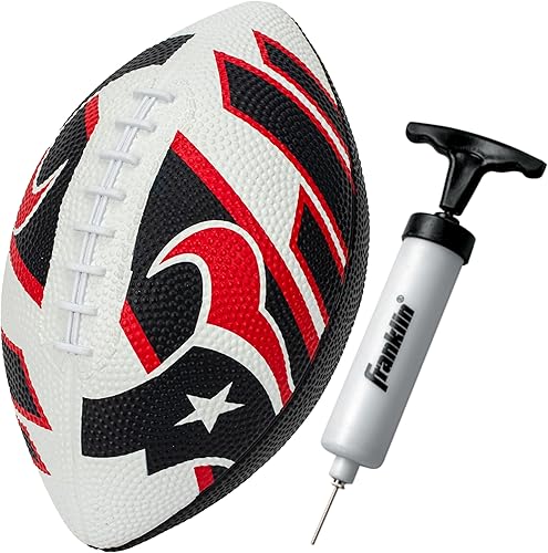 Vista 15 de Franklin Sports NFL Team Footballs - Rubber Youth Mini Balls for All Teams - Kids 8.5" Football + Air Pump Sets - Official NFL Licensed
