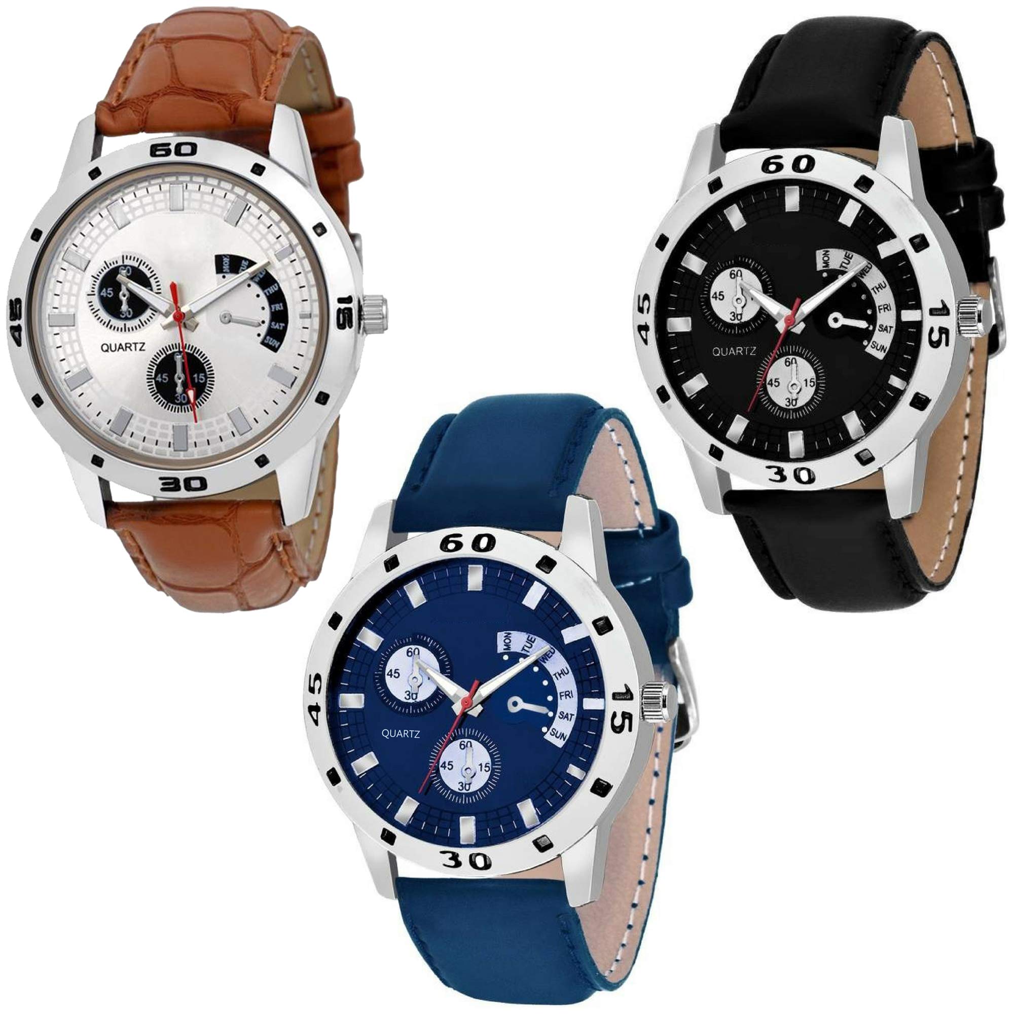 ON TIME OCTUS Analog Multicolor Dial Boys and Mens Watches (Combo of 3)-T-203-205-207 (B084F85RP5) Amazon Price History, Amazon Price Tracker