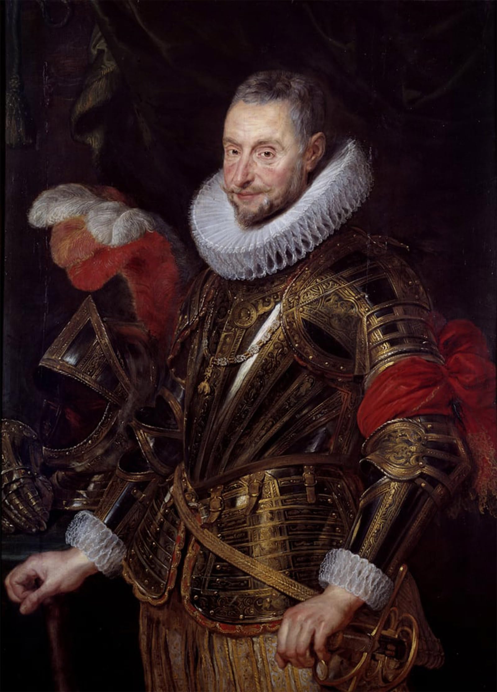 Artxlxxbn No Frame Famous Print Painting Colorful Art Print Portrait Of Ambrose Spinola Marquis Of Sesto By Peter Paul Rubens Canvas Art Decorations For Home Decor 60X90cm