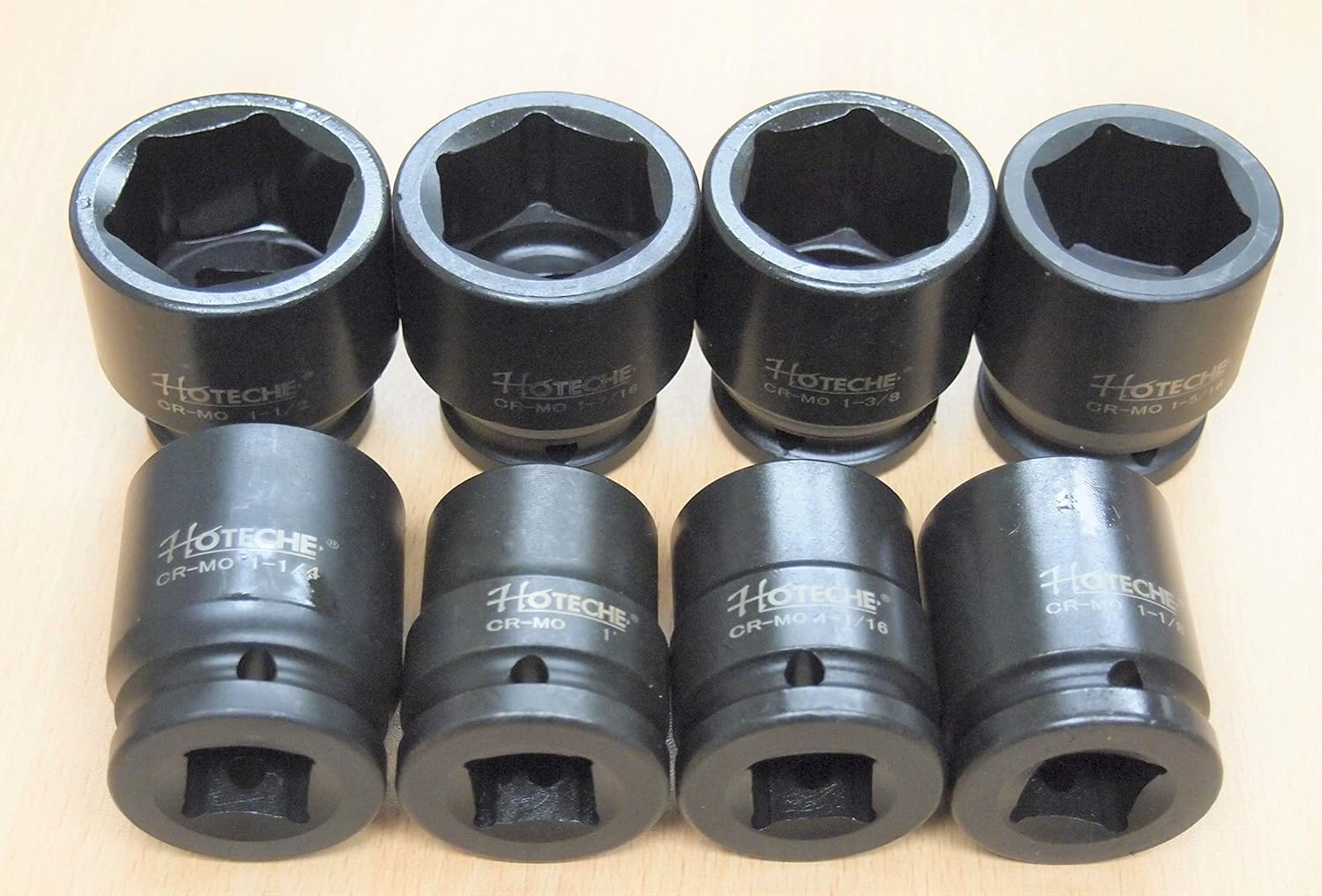 8 PC 3/4" Dr. Impact Socket SAE 6-Pt 1" TO 1-1/2"