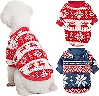 Vista 12 de Suéter para perro, paquete de 3 suéteres para perros pequeños, ropa para perros pequeños, hembras y machos, suéter ultra suave y cálido