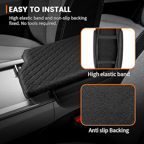 Miniatura 132 de Ajuste personalizado para funda de consola central Ford F150 2015-2020, 2017-2022 F250 F350 F450, 2018-2024 Ford Expedition Protector de funda