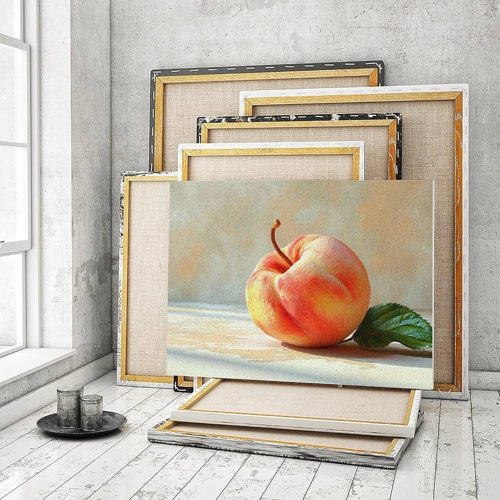 絵画　日本画　桃の絵　インテリア　0号絵画　アート 絵画 日本画 桃の絵 インテリア 0号絵画 アート 絵画 日本画 桃の