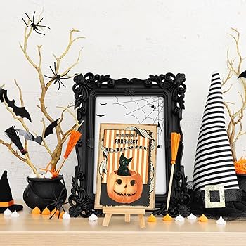 Amazon | AnyDesign ビンテージハロウィンポストカード 怖い