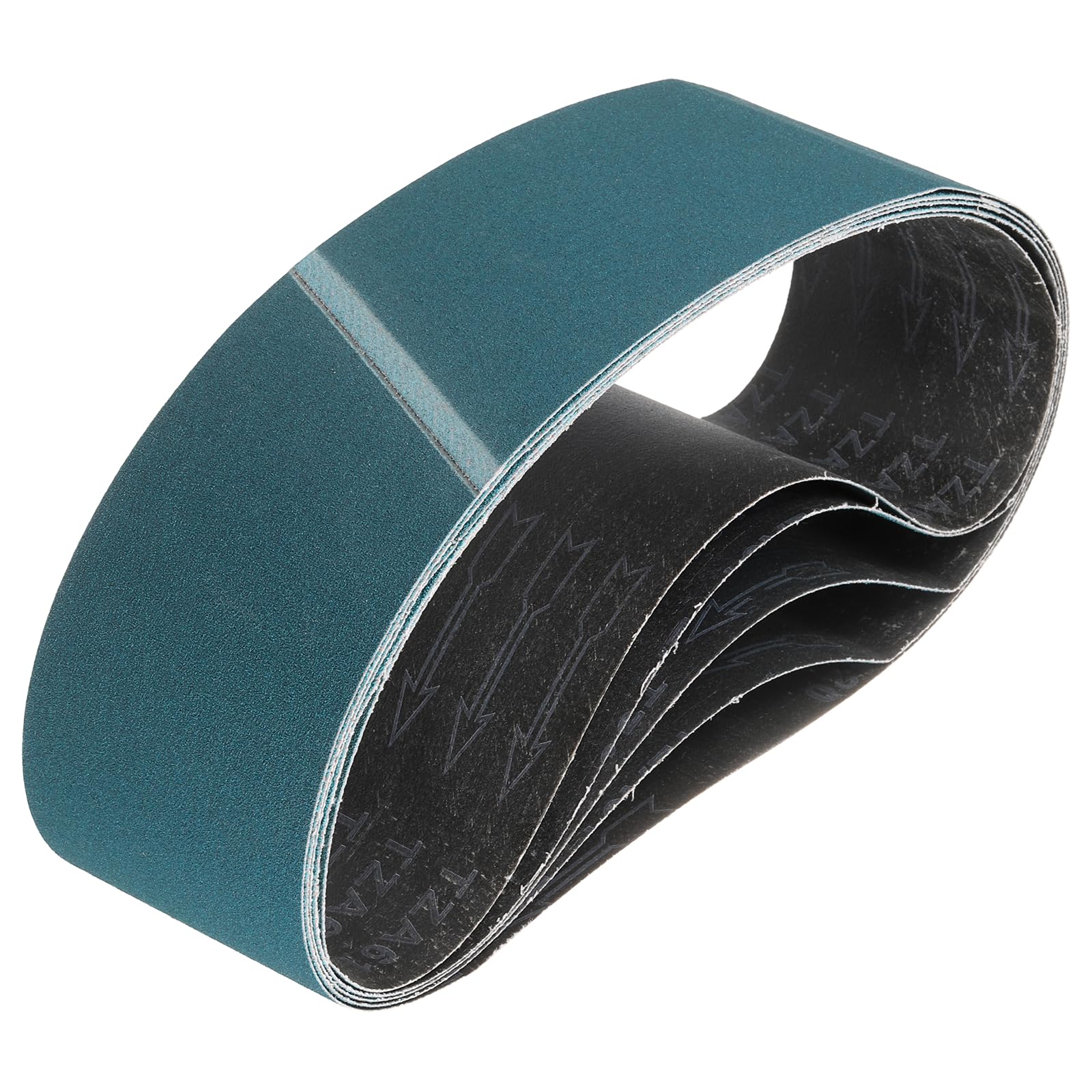 QUARKZMAN Lijas De 152mm x 1220mm, 6 Piezas, Grano 120, Banda Abrasiva De Circonia Para Lijadora, Para Trabajos En Madera, Pulido De Metales, Afilador De Cuchillos