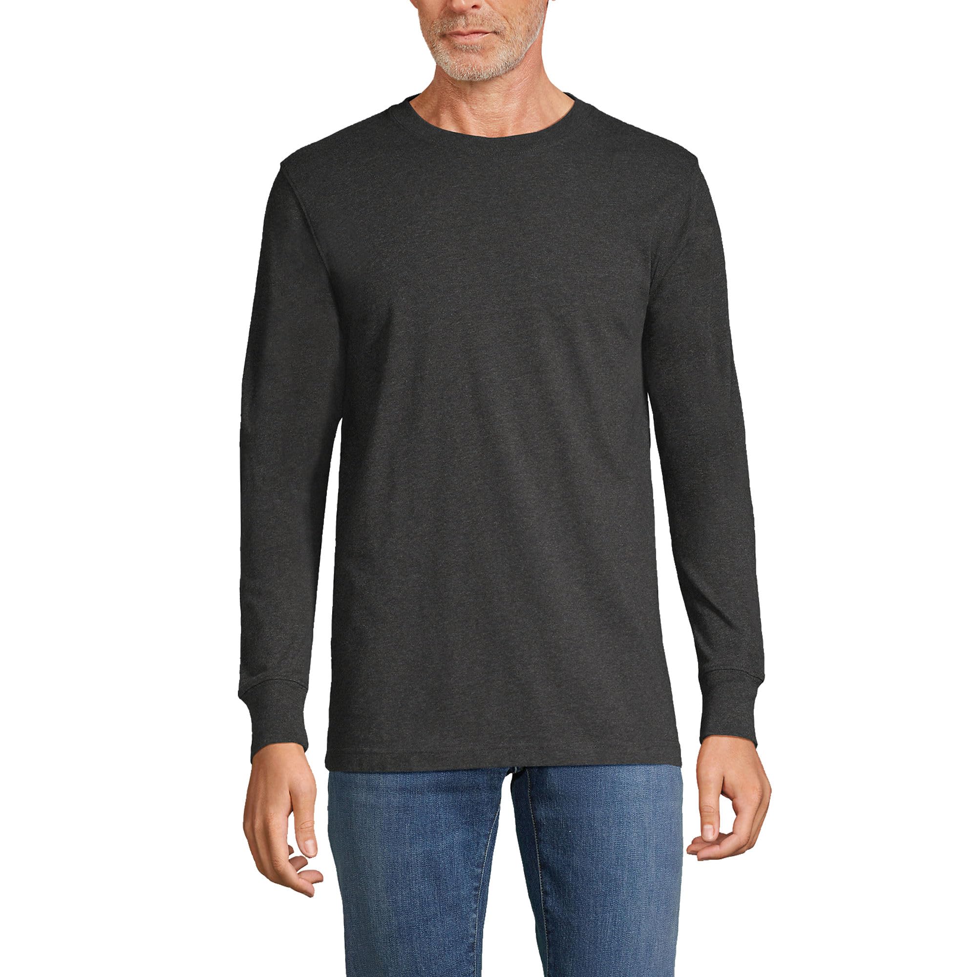 Lands' End Men's Super-T Long Sleeve T-Shirt