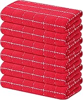 Vista 57 de Mordimy - Paños de cocina de 100% algodón de rizo, paños de cocina suaves y absorbentes a cuadros, trapos para lavar platos de secado rápido, Negro