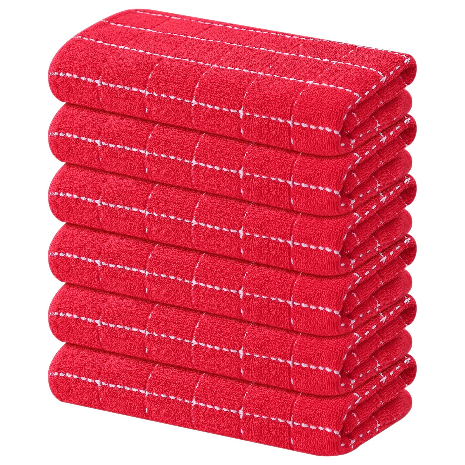 Serviettes de cuisine en tissu terry de coton super douces et épaisses