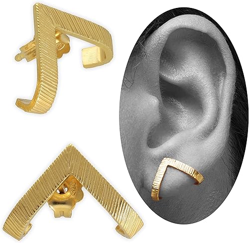 Miniatura 9 de Handmade stud earrings Rose gold 925 sterling silver claw stud mother's day gift minimalist rose gold earring studs geometric huggie hypoallergenic