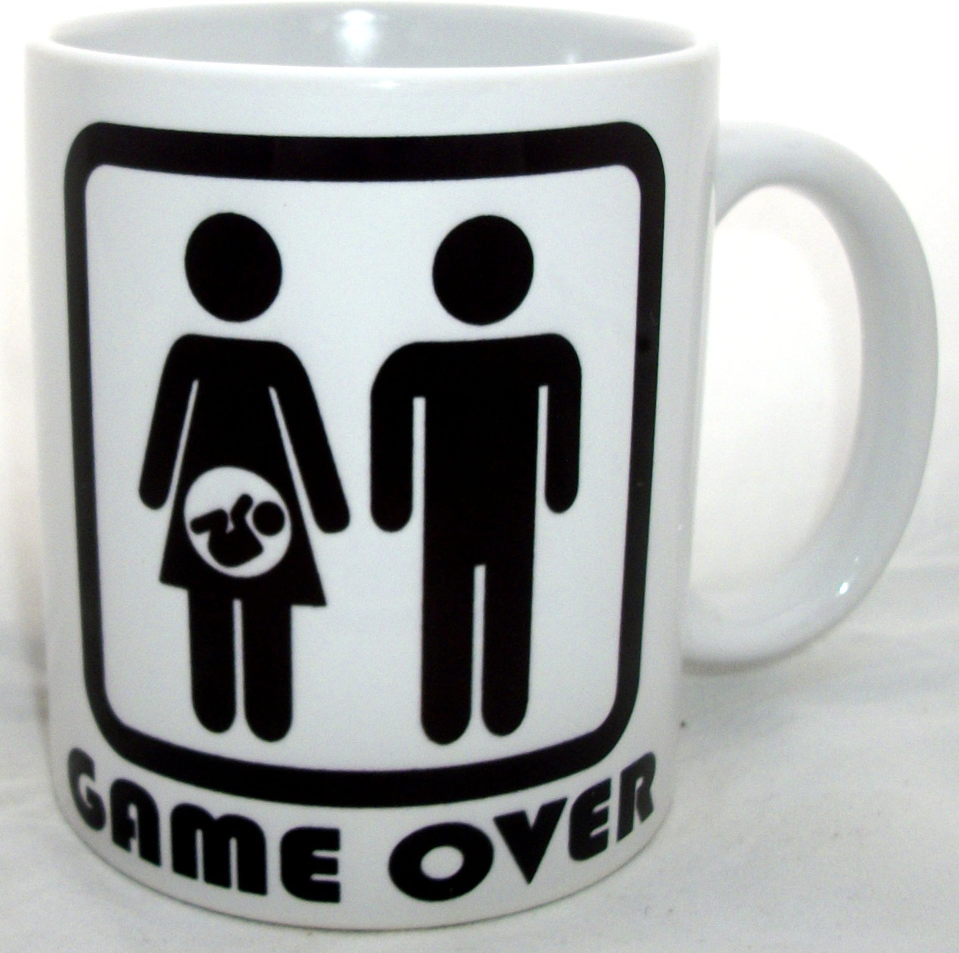 china potts Game Over Pregnant Novelty Ceramic Coffee Tea Mug