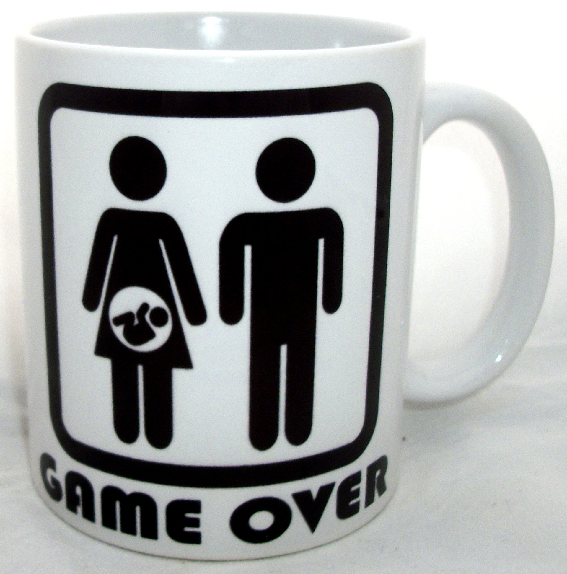china potts Game Over Pregnant Novelty Ceramic Coffee Tea Mug