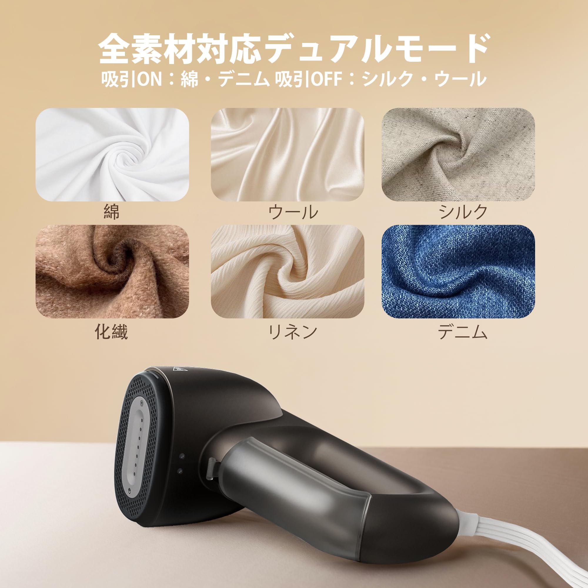 Amazon | Neakasa Magic 1 衣類スチーマー 真空吸着式スチームアイロン