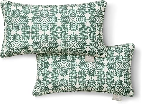 Martha Stewart Tulum Indoor Outdoor Decorative Lumbar Pillow