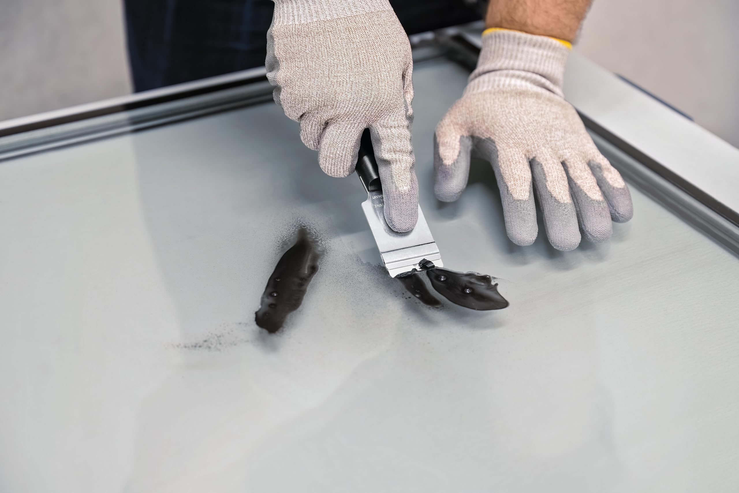 MARTOR Raschietto, SCRAPEX ARGENTAX, Raschietto per etichette, Stretto, Per mancini e destrorsi, Raschietto per vetro, Adesivo, Plastica, Lama intercambiabile, Ergonomico