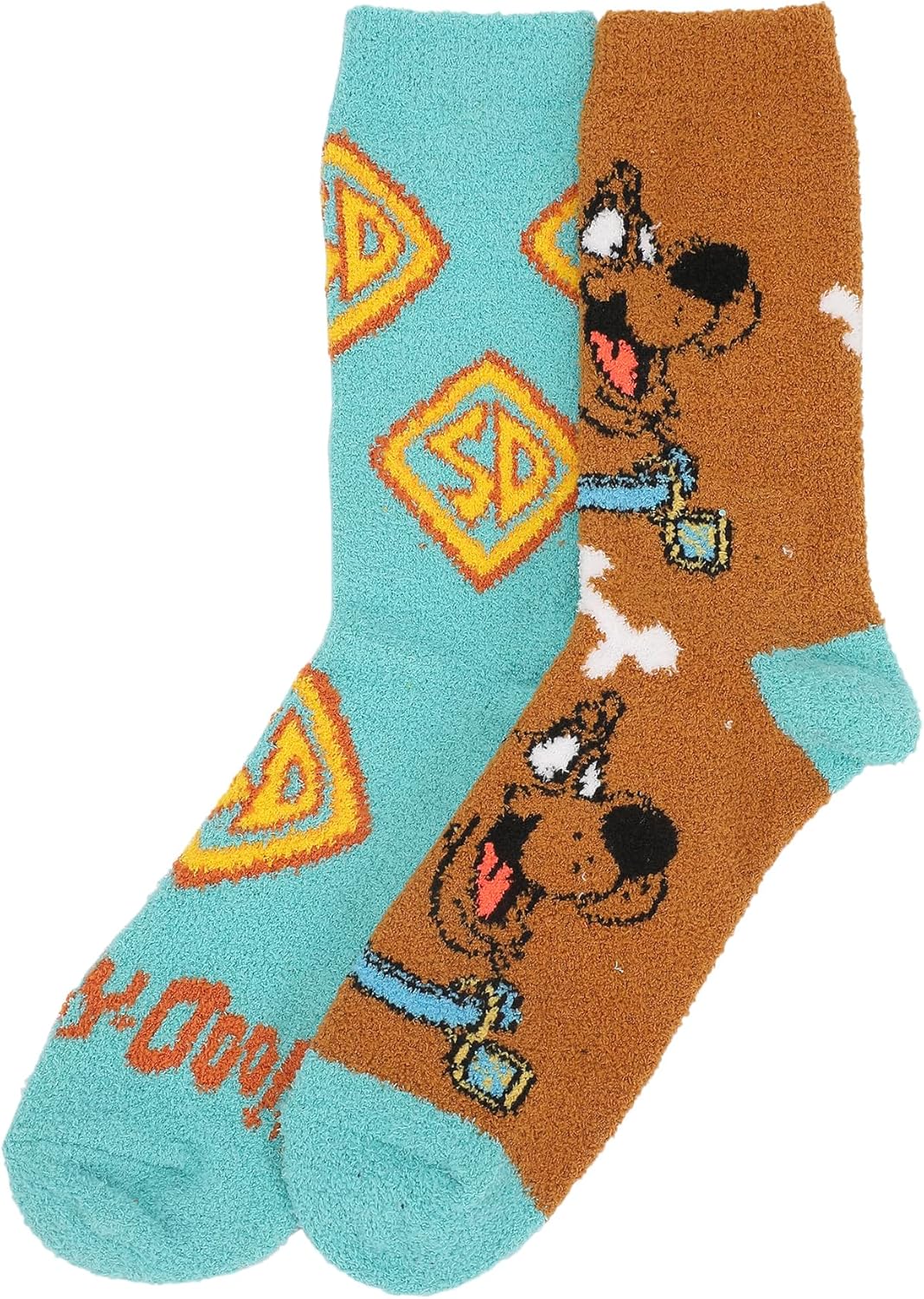 Bioworld Scooby Doo SD Womens Chenille Cozy Crew Socks - Image 4