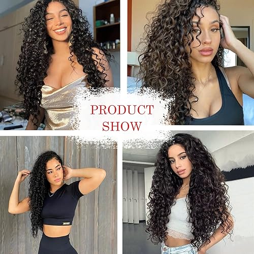 Miniatura 5 de Gogo - Cabello rizado de ganchillo de 12 pulgadas, 8 paquetes de cabello corto y rizado para mujeres Blcak - Cabello rizado de playa - Cabello