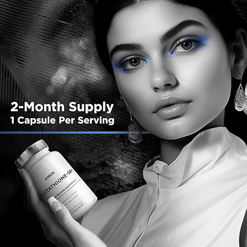 Miniatura 5 de Amen Glutatione-SR+ Suplemento avanzado de liberación sostenida - Soporte celular y antioxidante - Suministro de 2 meses - L-glutatión reducido -