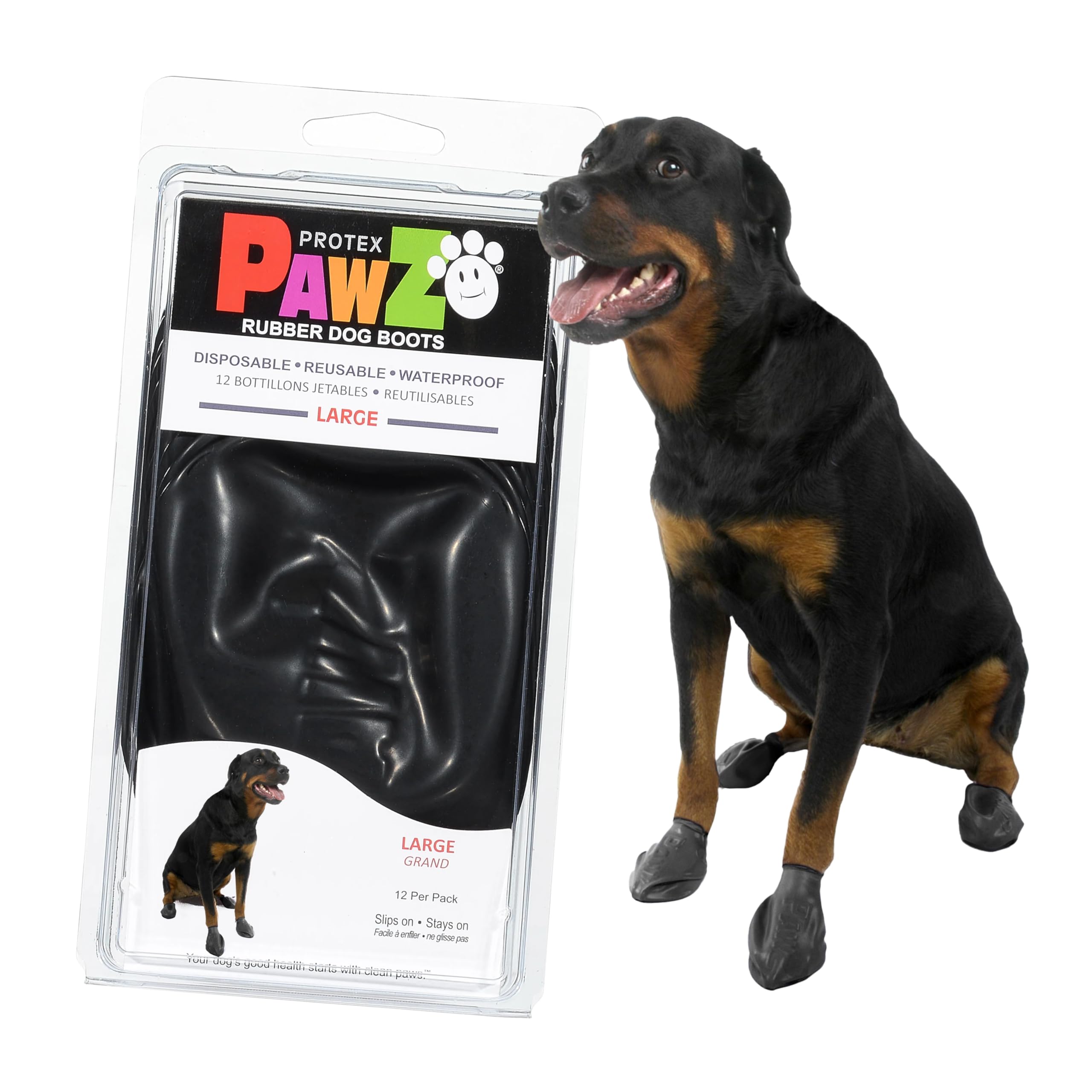 Pawz Dog - Black Dog Boots