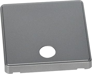 MK Dimensions 1 Gang 25A Connection Unit Flex Outlet Dark Silver Synthetic Finish Frontplate
