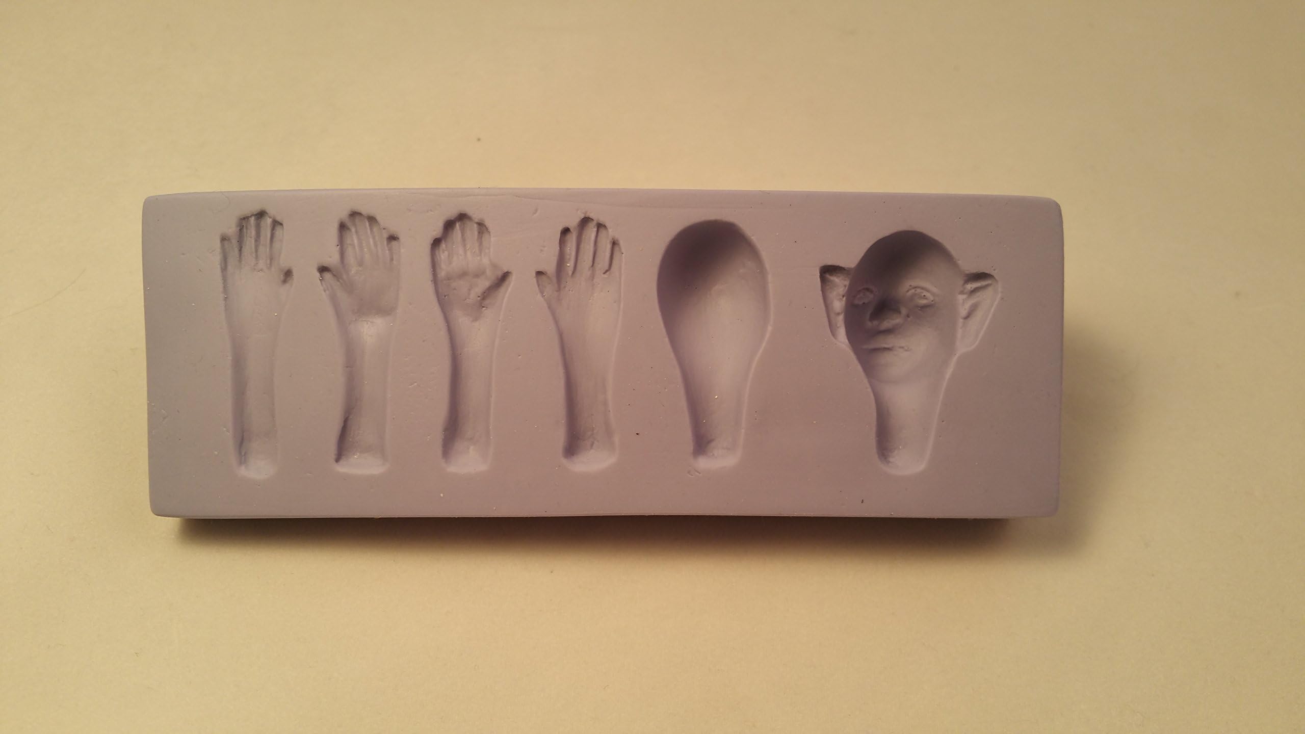 Silicone Doll Head & Hands Push Mold