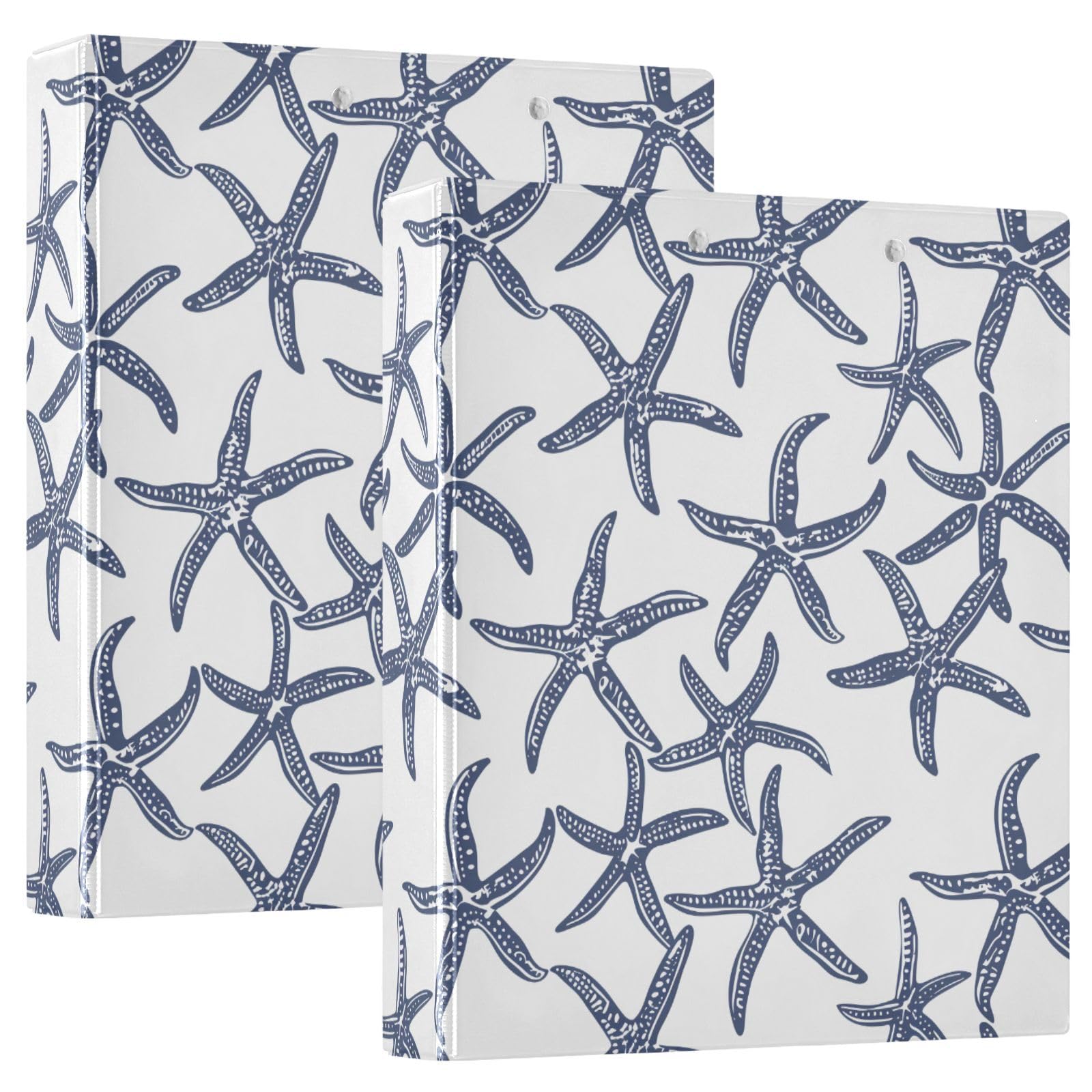 Raccoglitore a 3 anelli decorativo con 3 anelli a D da 3,8 cm, con portablocco e 3 tasche trasparenti, contiene 200 fogli di carta formato A4, impermeabile, per scuola, casa, ufficio