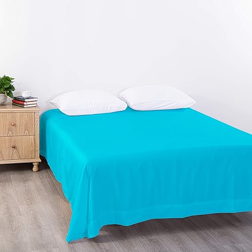 Vista 54 de BEDSUM Sábana encimera de microfibra tamaño individual, de lujo, 1800 hilos, resistente a las arrugas y a la decoloración, color blanco