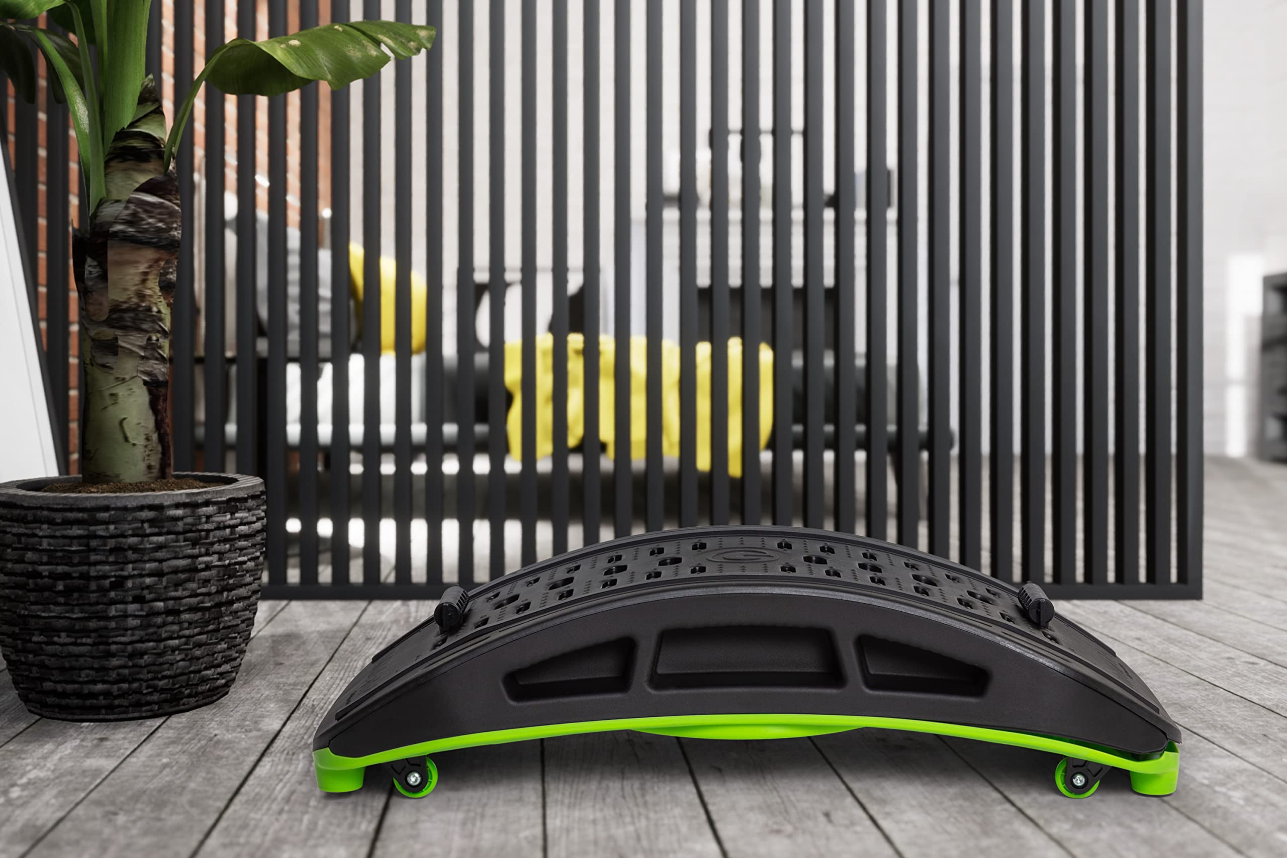 GLOBAL RELAX® | ZE NSHAPER Balance Plataforma de Fitness | Mejora el Equilibrio I Coordina la Postura y el Sistema Neuromuscular | Ejercicio Cardio de bajo Impacto
