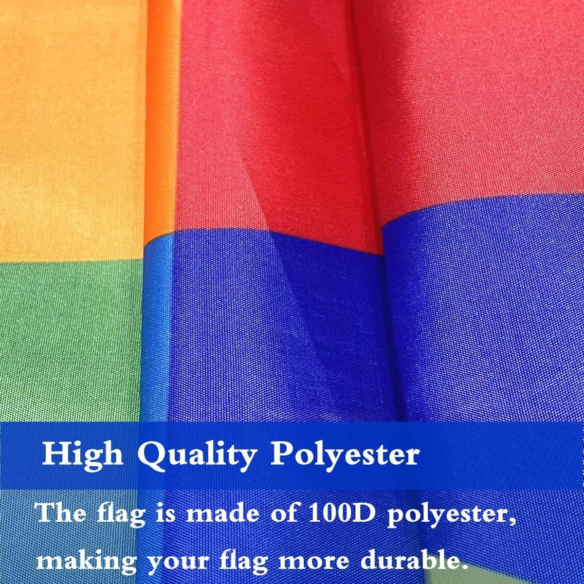 Louisiana State Flag 4X6 FT – Outdoor Decor Flags Vivid Color, All Weather, Double Stitched USA Louisiana LA State Flags,UV Resistant Polyester Flag with Sturdy Brass Ring. (4X6) - Image 4