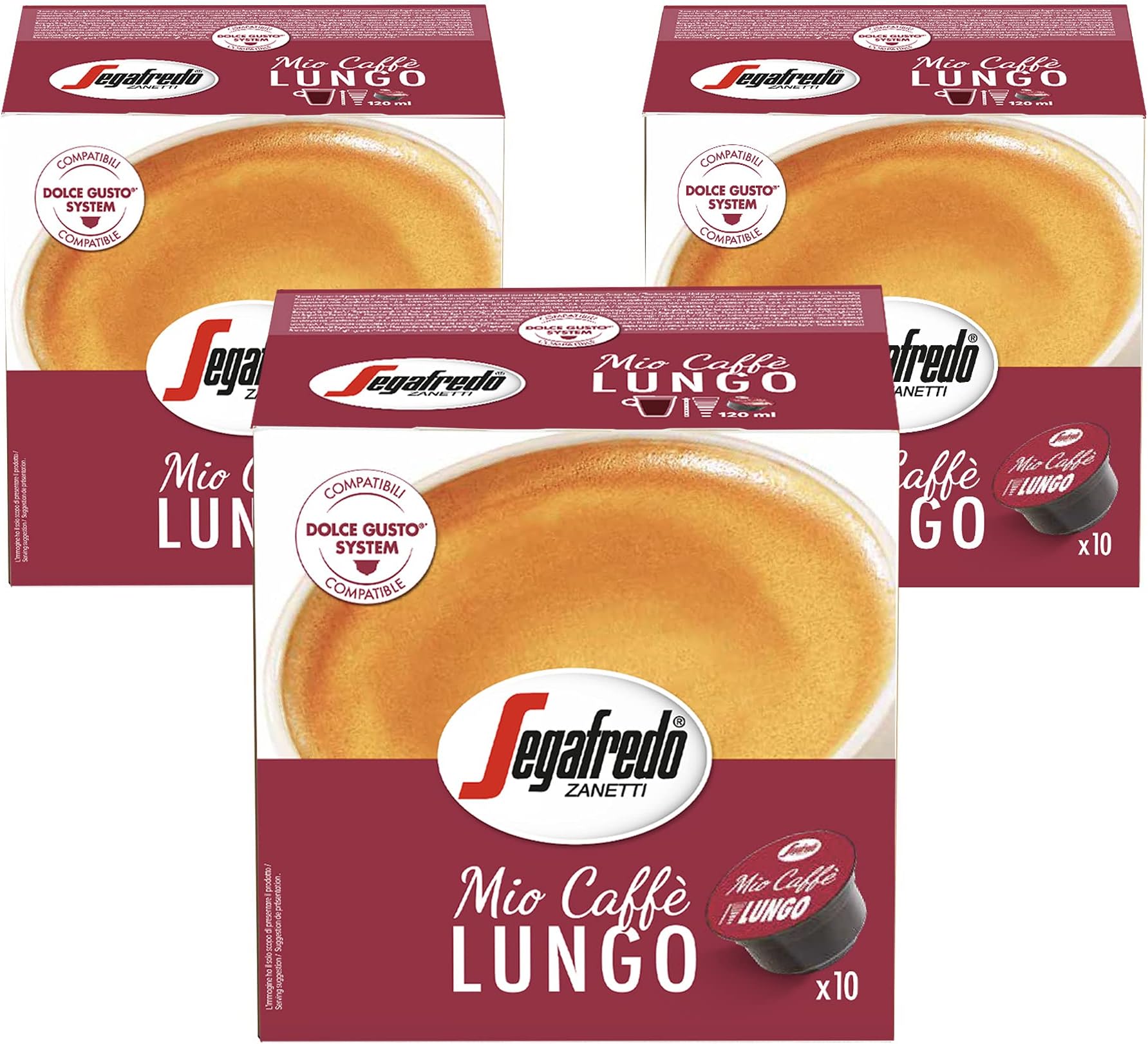 Mio Caffe Lungo Dolce Gusto Compatible Capsules Pack of 3