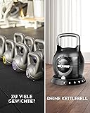 NEOLYMP Kettlebell de 2 à 20 kg – Kettlebell 7 en 1 réglable pour un entraînement complet du corps à la maison – Kettlebell avec poignée robuste en acier inoxydable pour une expérience de swing - 7