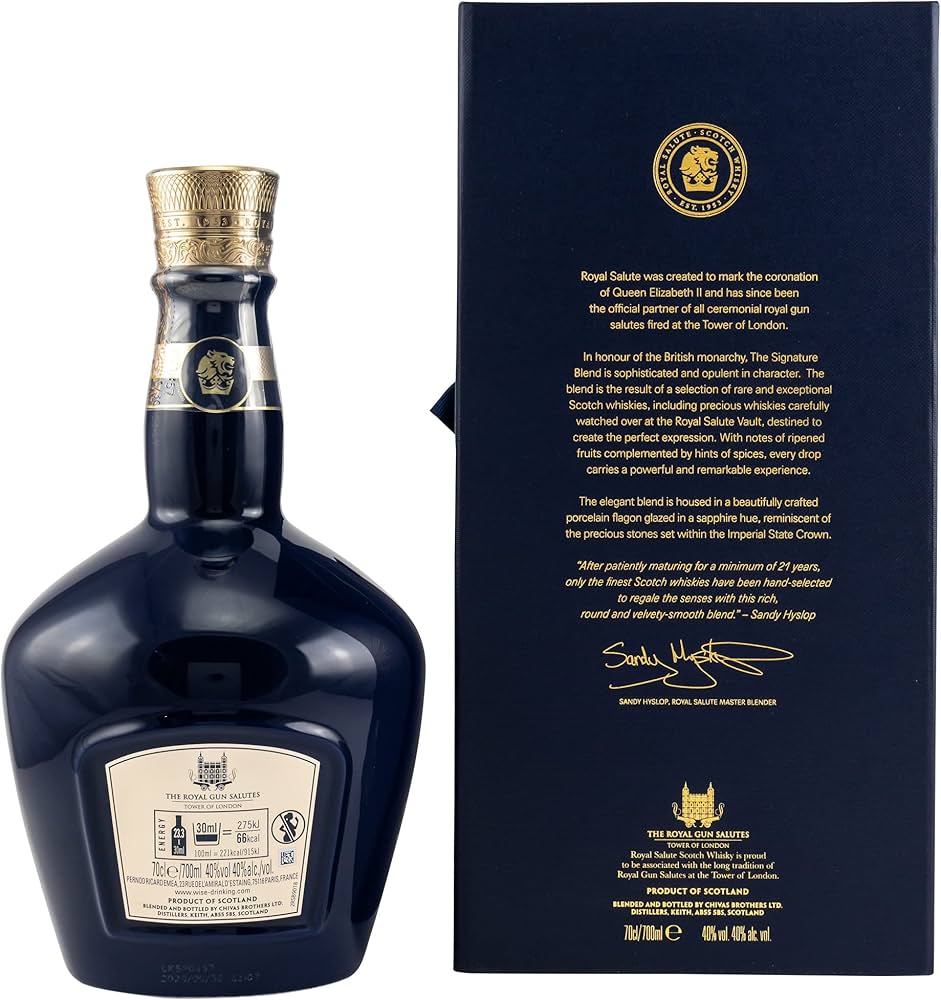Amazon.co.jp: ロイヤルサルート 21年 40度 700ml 箱付 : 食品・飲料・お酒