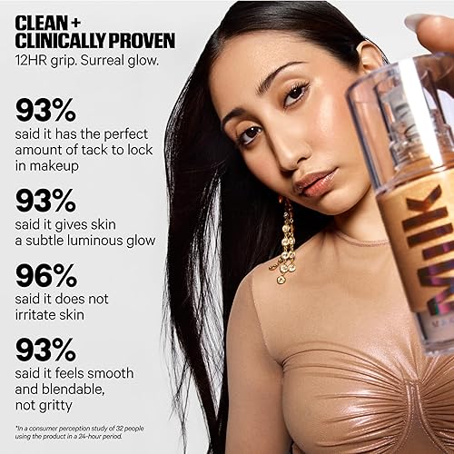 Vista 16 de Milk Makeup Hydro Grip Primer with Hyaluronic Acid + Niacinamide – Hydrating Face Primer Grips Makeup for Up to 12 Hours – Silicone-Free