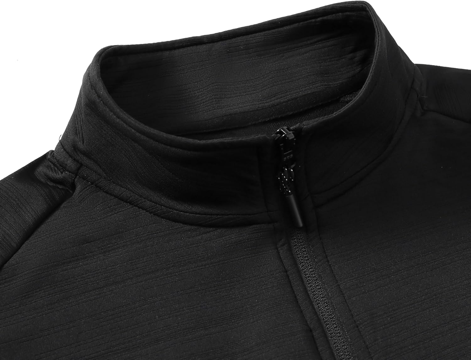 YOUTHUP Men's Dry-Fit Long Sleeve Full Zip Jacket Athletic Running Jacket Quick Dry Breathable Workout with Pockets(XS-XL) - Image 5