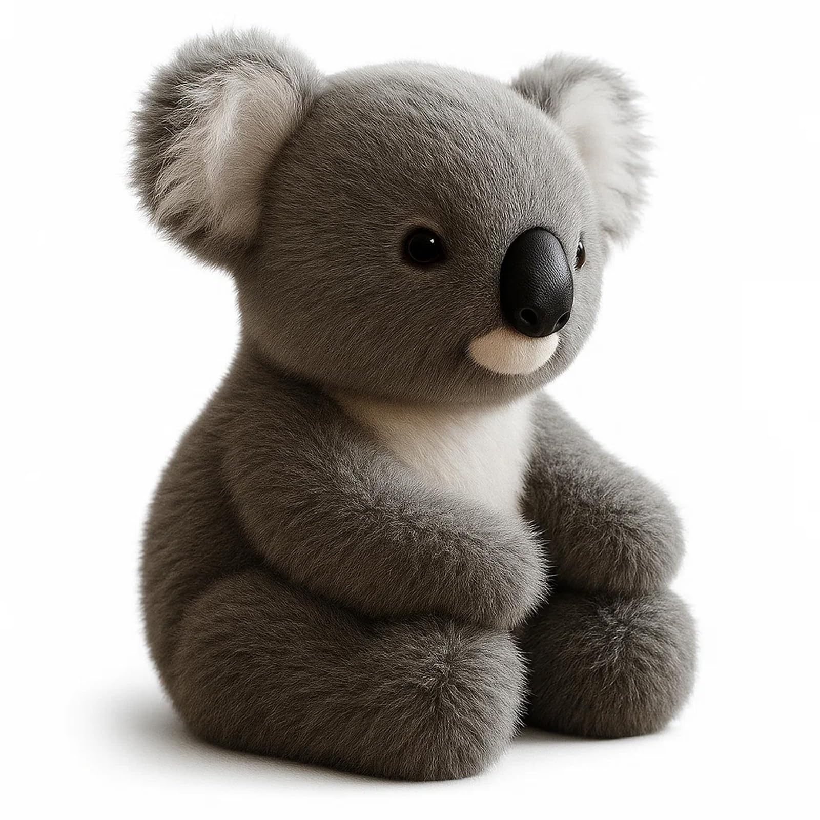 KYEDGC Hug A Lumps Koala Toy, Weighted Stuffed Animal For Anxiety Relief, Ultra-Soft Plush Koala For Kids And Adults, Perfect For Bedtime Soothing And Emotional Support, 15cm Grey
