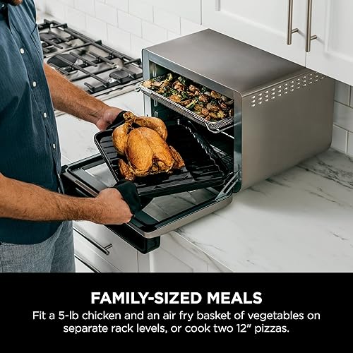 Miniatura 3 de Ninja -DT200-Foodi-8-en-1-XL - Horno de convección de encimera grande (renovado)