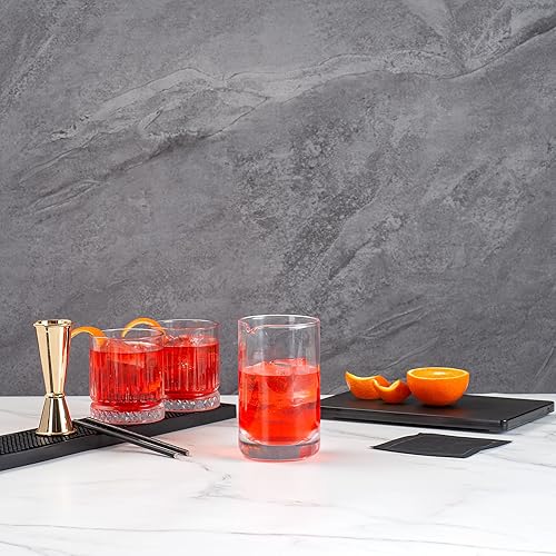 Miniatura 9 de Restaurantware Bar Lux - Vaso mezclador de cóctel de 30 onzas, 1 vaso de cóctel soplado a mano, duradero, sin plomo, jarra mezcladora de cristal