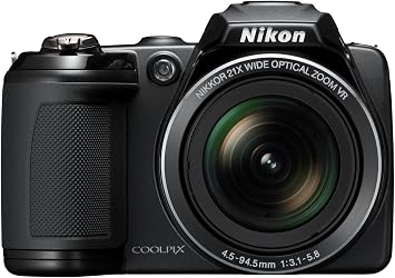 Nikon Coolpix L310 14.1MP Digital Camera with 21x Optical Zoom - BLACK