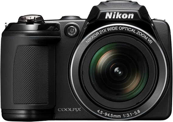 Nikon Coolpix L310 14.1MP Digital Camera with 21x Optical Zoom - BLACK