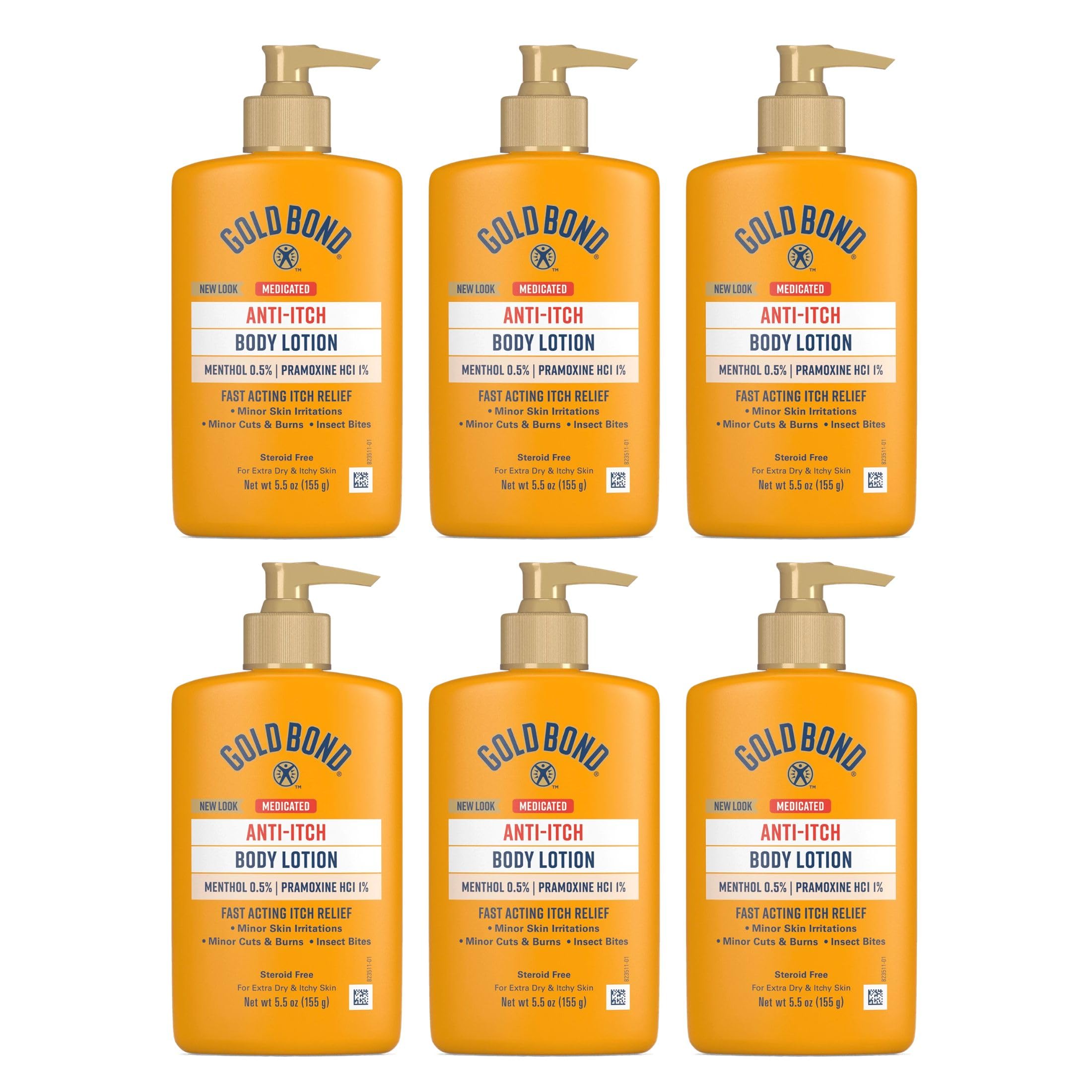 Amazon.com : Gold Bond Anti-Itch Lotion 5.5 Ounce Pump (162ml) (6