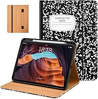 Vista 37 de DTTO Funda para iPad (A16) de 11ª generación de 11 pulgadas 2025, funda para iPad de 10.9 pulgadas 2022, funda de cuero prémium con soporte para Rojo