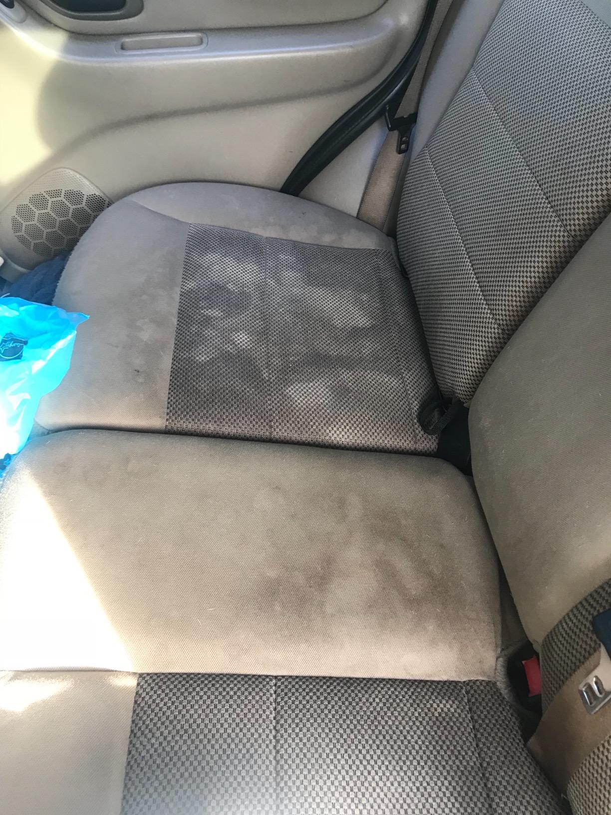 Dirty fabric upholstery and carpet