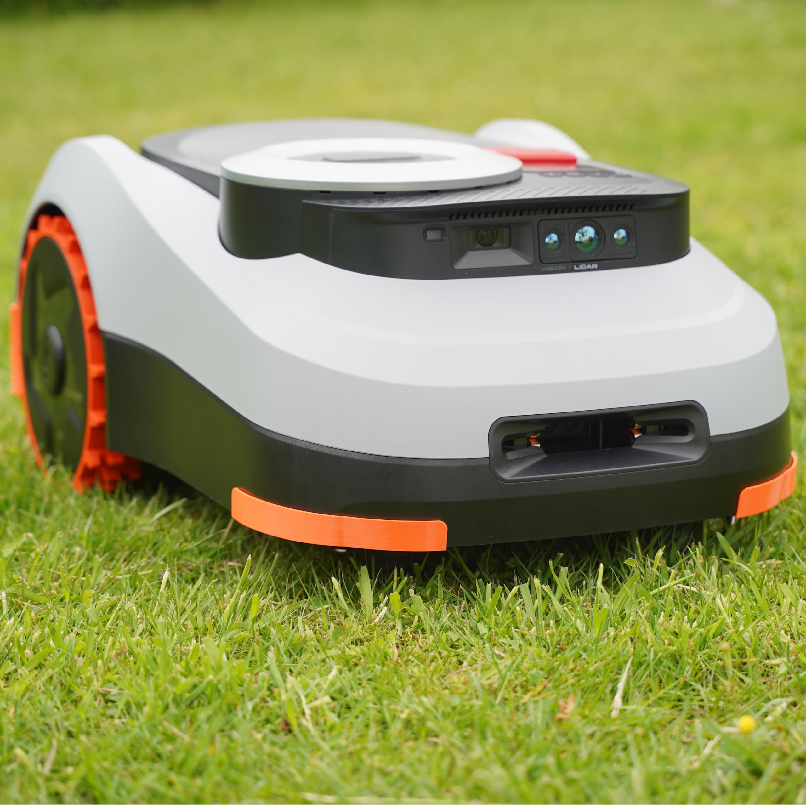 Kantenschutz passend für Segway Navimow i2 LiDAR (i208, i215 und i220) Bumper, Protector für Mähroboter, NEU DE (Orange, für i2 LiDAR)