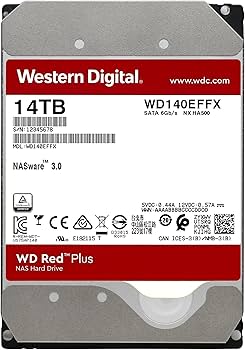 新品Western Digital WD140EFFX 14TB NAS HDD Western Digital 14TB WD Red Plus NAS Internal Hard Drive HDD
