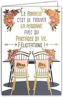 Amazon Fr Carte Mariage Felicitation