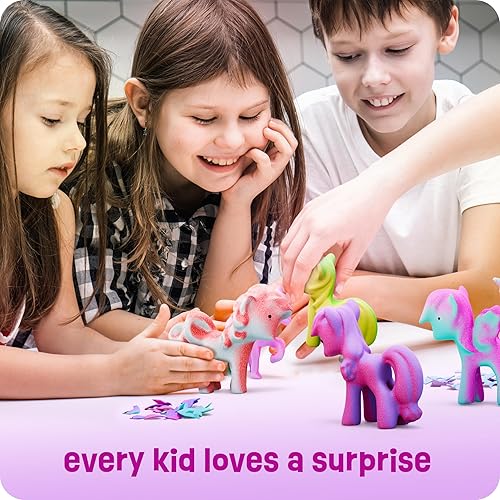 Miniatura 5 de Dan&Darci Huevos sorpresa de unicornio para niños – Paquete de 6 – Crece 600% – Juguetes de unicornio para niñas de 3 a 8 años – Ideas de regalo de