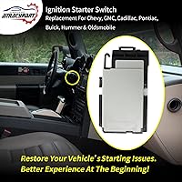 Vista 4 de Interruptor de arranque de encendido Reemplazo para vehículos Chevy, GMC, Cadillac, Pontiac, Buick, Hummer y Bravada 2001-2009 Reemplaza #