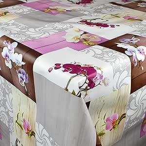 KEVKUS Nappe En Toile Cirée Au Mètre 01014-00 Italie Pizza Pasta Coffee Au Choix En Carré, Rond, Ovale (bordure : Bord Coupé, 90 Cm