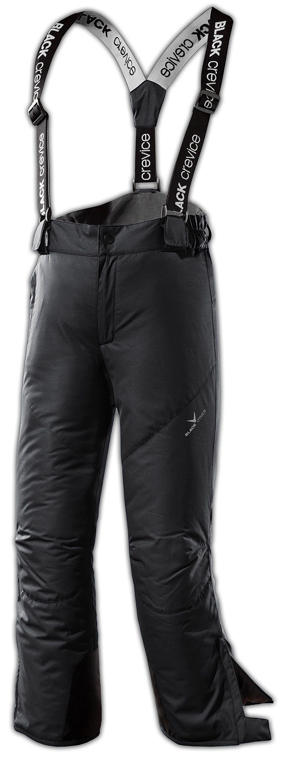 Black Crevice Children's Ski Trousers, Children's, Ski trousers., BCR251002, Black, 152 (EU)
